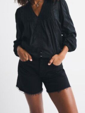 Abercrombie & Fitch Curve Love High Rise Dad Short